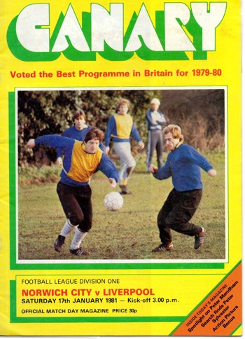 Match programme